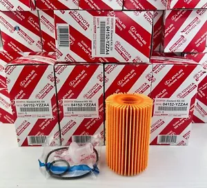 5 New Toyota Oil Filters 04152-YZZA4 Cartridge Style DENSO 150-3023 - Picture 1 of 1