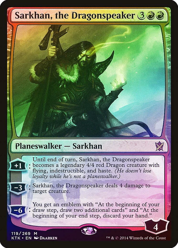 Sarkhan, the Dragonspeaker FOIL Khans of Tarkir NM Mythic Rare CARD ABUGames - Image 1 of 1