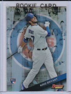 Tarjeta de novato Kris Bryant Cubs 2015 Bowman's Best REFRACTOR $$ RC béisbol ¡GIGANTES! - Imagen 1 de 2