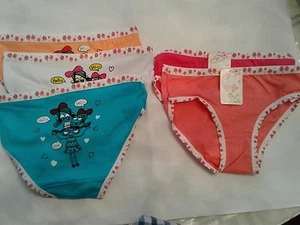 new girls cute love panties lot of 5 pairs ..wholesale ... - Picture 1 of 7
