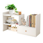 Desktop Bookshelf Bookcase Organizer Table Storage Shelf Rack Home Office Holder
