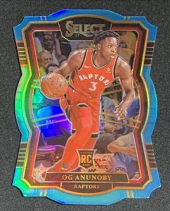 OG Anunoby 2017-18 Select Rookie Light Blue Premier Level Die-Cut #/185 RC - Picture 1 of 2
