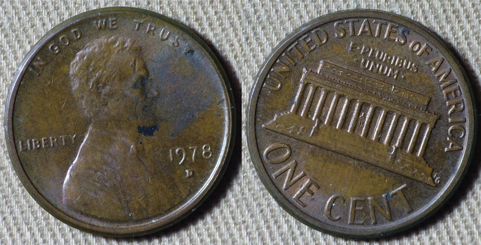 Error : 1978D Cent Broadstruck IREC1951 - Image 1 of 1