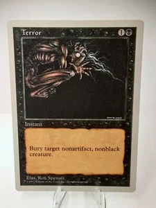 MTG - 5th Edition - Terror - Common - Lightly Played - Picture 1 of 6