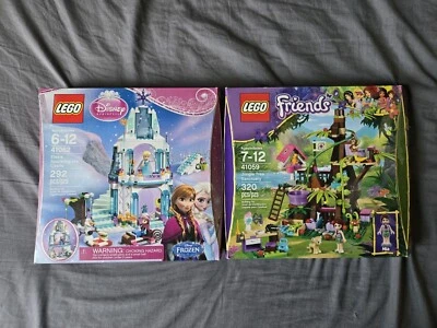 LEGO Disney Frozen Lote Castillo de Elsa 41062 Friends Jungle 41059 Juegos 100% Foto 1 de 4