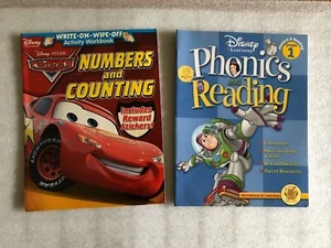 Lot of 2: Disney Learning Workbook and Activity Books - Picture 1 of 2