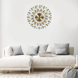 Reloj de Pared Grande Moderno Oficina Hogar Salón Tienda Arte Decoración Redondo Decoración Hogar - Imagen 1 de 13