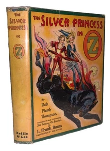 c.1946, in DJ, SILVER PRINCESS IN OZ, by RUTH PLUMLY THOMPSON, WIZARD OF OZ - Picture 1 of 16