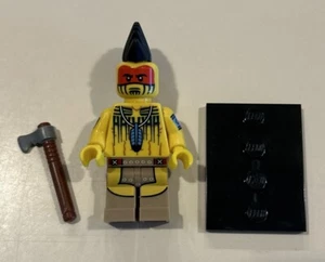 Lego Minifigures Series 10 - Tomahawk Warrior With Stand - Picture 1 of 2