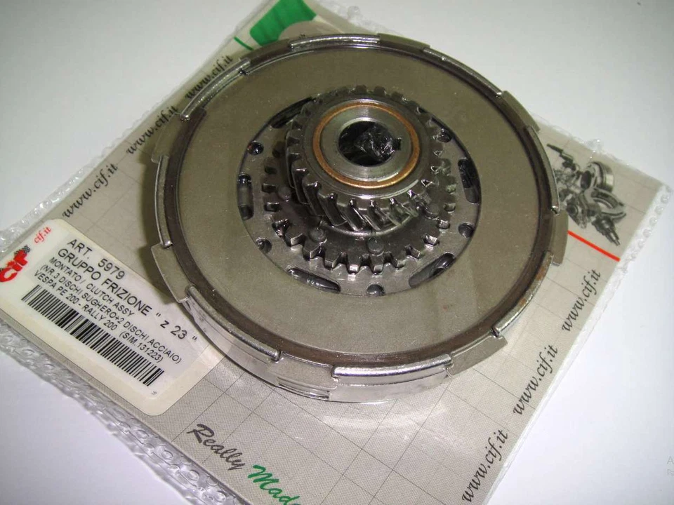 5979 GRUPPO FRIZIONE COMPLETO MONTATO MODIFICA PER PIAGGIO VESPA RALLY 180 200 - Immagine 1 di 1