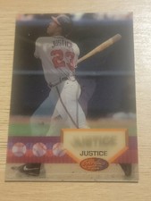 1994 Pinnacle David Justice Atlanta Braves Sportflics 2000 Hologram #6