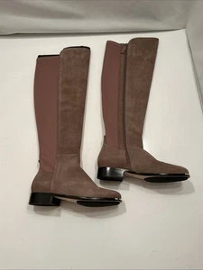 Cole Haan Grand 360 Damen-Reiterstiefel Größe 6B taupefarben Wildleder hoch neu ohne Karton - Bild 1 von 24