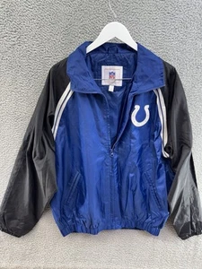 Indianapolis Colts NFL Team Gear Full Zip Jacket Softshell Men's Size L POE - Picture 1 of 11