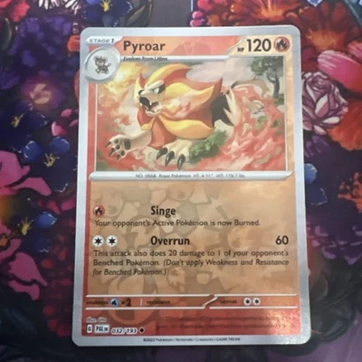 Pyroar SV02: Paldea Evolved 032/193 Near Mint NM Reverse Holo - Image 1 of 2