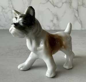 Vintage Französische Bulldogge Keramik Porzellan Hund Figur Made In Japan - Bild 1 von 8