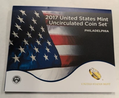 2017 Uncirculated Coin Set 10 Coins United States Mint Philadelphia w/ COA - Image 1 of 3