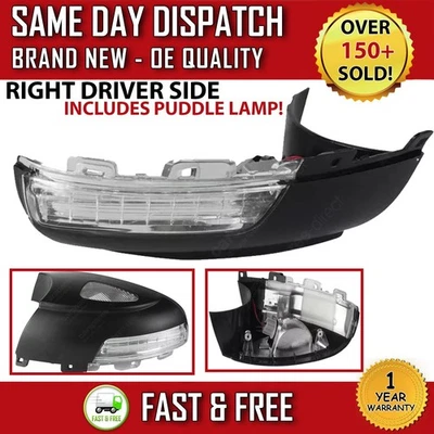 VW TIGUAN 2007-2016 RIGHT DRIVER MIRROR LED INDICATOR - Image 1 of 4