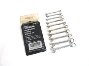 Juego de llaves de encendido combinadas vintage Craftsman #44776 10 piezas hechas en EE. UU. - Imagen 1 de 6