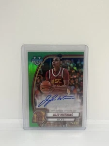 2024-25 Bowman University - #37 Juju Watkins Green Auto /99 - Picture 1 of 2