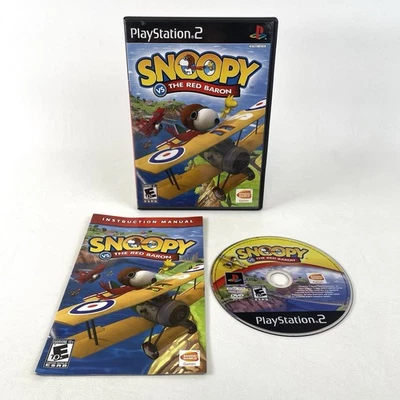 🔥Snoopy vs. The Red Baron PS2 (Sony PlayStation 2, 2006) Complete CIB TESTED!🔥 - Image 1 of 4