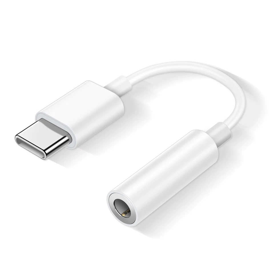 (2件装)USB C型至3.5毫米母头耳机插孔适配器适用于Galaxy S23+ Ultra — 第 1/4 张图片