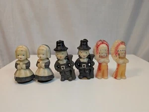 6 velas de Acción de Gracias GURLEY, ~3", sin usar, vintage - Imagen 1 de 10