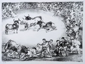 Goya „Die Stiere von Bordeaux (Les Taureaux de Bordeaux)“ komplette Serie - Bild 1 von 6