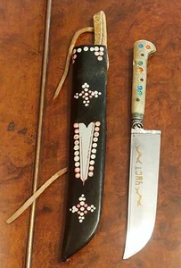 UZBEK NATIONAL KNIFE PCHAK PICHOK CHUST SOVIET UNION PERIOD 1980's UZBEKISTAN - Picture 1 of 12