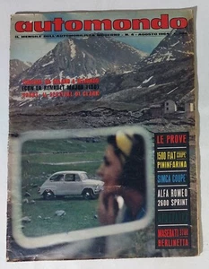 I113188 AUTOMONDO a. 1 nr 4 1964 - Prove 1500 Fiat Simca Coupè Alfa 2600 sprint - Picture 1 of 2