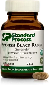 Standard Process Spanish Black Radish - Whole Food Detox, Liver Support, Digesti - Picture 1 of 12