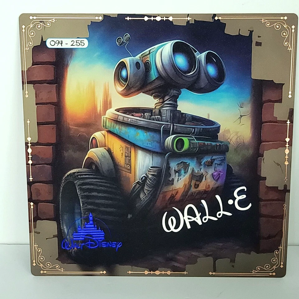 Impresión de tarjeta de arte Wall-E Futuristic Disney edición limitada 100 Big One 094/255 Foto 1 de 4