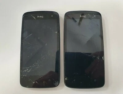 N.2 HTC DESIRE 500. NON FUNZIONANTI PER PARTI DI RICAMBIO O MATERIALI - Immagine 1 di 4