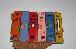 Disney Cast Member Hinged Locker Pin Set Mickey Minnie Donald Goofy Pluto Walt - Picture 1 of 4