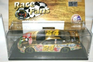 1/24 CHEVROLET JEFF GORDON 2000 PEANUTS 24K GOLD PLATED NASCAR ACTION LTD. ED. - Foto 1 di 3