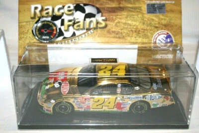 1/24 CHEVROLET JEFF GORDON 2000 PEANUTS 24K GOLD PLATED NASCAR ACTION LTD. ED. - Immagine 1 di 3