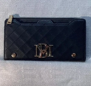 Badgley Mischka Black Long Card Wallet - Picture 1 of 8