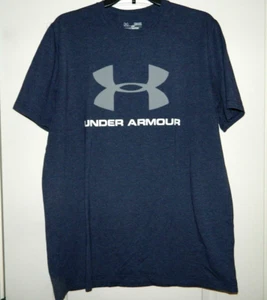 Men's Under Armour Blue Athletic T-Shirt Size Medium - Picture 1 of 3