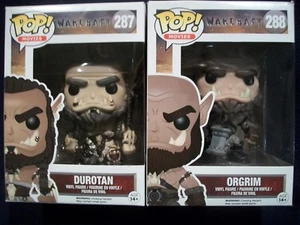 Funko Pop! Movies War Craft #287 DUROTAN & #288 ORGRIM Vinyl Figures NEW - Bild 1 von 2
