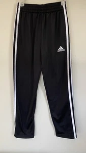 Adidas Kids Pants Size 8 Black Side Pockets - Picture 1 of 4