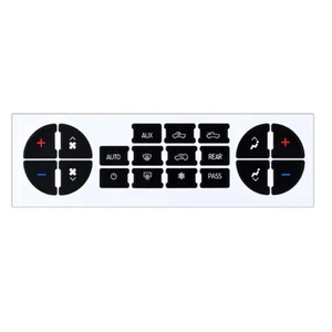 AC Dash Button Repair Kit Dual Climate Control Decal Sticker For Chevy GMC Buick - Picture 1 of 11