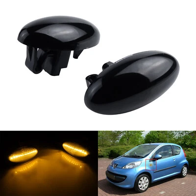 2x Side Indicator LED Repeater Light For Peugeot 107 206 307 4007 Expert Citroen - Image 1 of 4