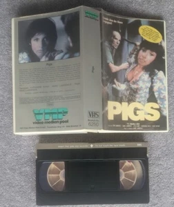 Pigs Daddy's Deadly Darling 1973 VMP German Clamshell VHS Cult Horror Big Box - Picture 1 of 2