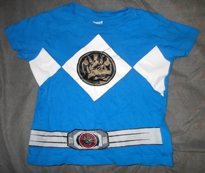 Power Ranger Boys Size 5 Blue Shirt - Picture 1 of 1