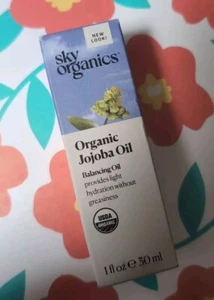 Sky Organics, Organic Jojoba Oil Hydrating and Illuminating Face Oil NEW - Picture 1 of 2