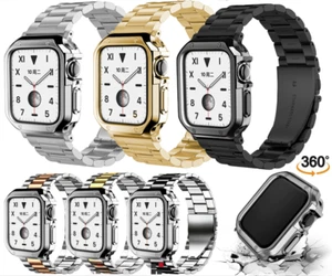 Stainless Steel For Apple Watch iWatch Band 8 7 6 5 4 3 2 SE 38/41/40/42/44/45mm - Picture 1 of 28