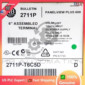 2711P-T6C5D PanelView Plus 600 Terminal, 5.5" touch screen, RS-232, 24VDC supply - Picture 1 of 5