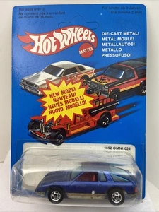 HOT WHEELS Italian Italy Omni 024 Blue * - Picture 1 of 6