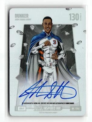 2026 Боевая Арена Бо Джексона Дункер Сталь с автографом Джон Старкс - Изображение 1 из 2