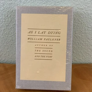 As I Lay Dying/William Faulkner Facsimile/HC/NewSealed/slipcase/DJ/1st Ed - Picture 1 of 4