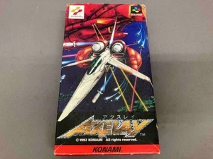 Nintendo Super Famicom SFC Axelay SNES KONAMI JP Edit Very Good GP - Picture 1 of 3